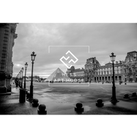 Louvre's Morning Glow