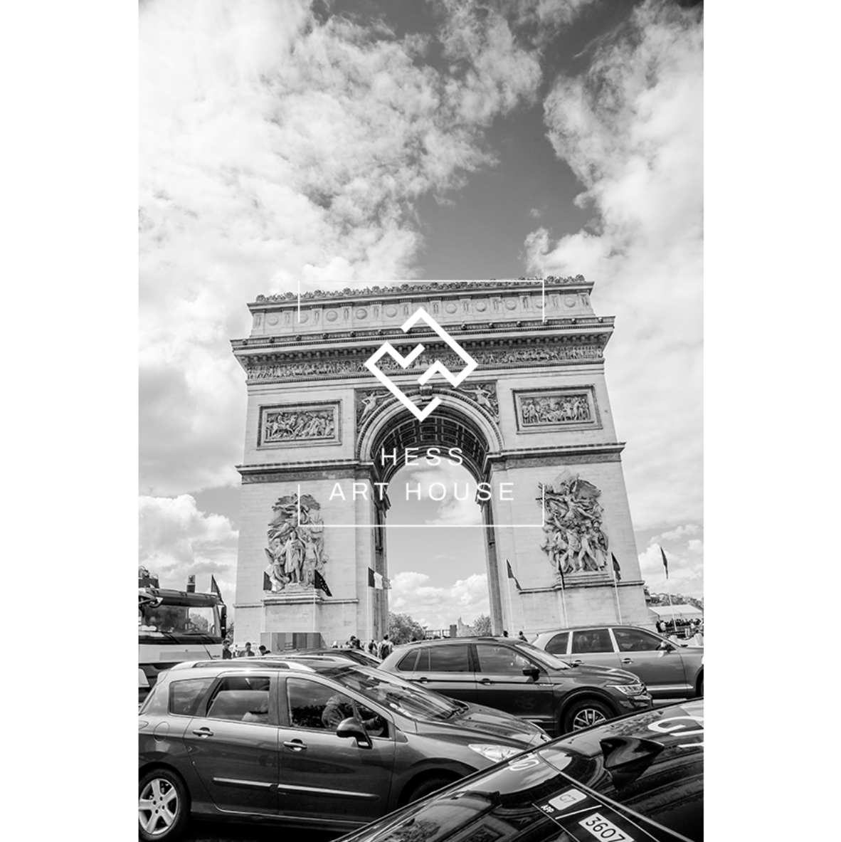 Timeless Triumph | Arc de Triomphe in Motion Limited Edition Print